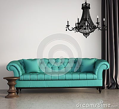 Vintage classic elegant living room Stock Photo