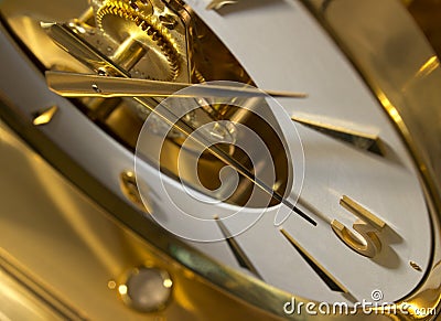 Vintage Clock Stock Photo