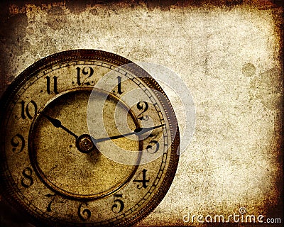 Vintage clock Stock Photo