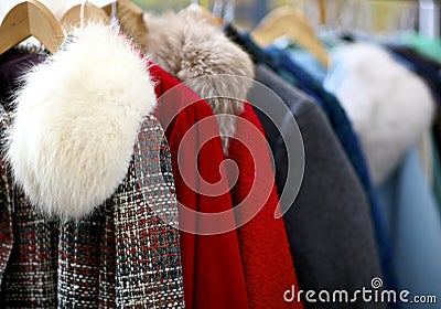 Vintage clothes Stock Photo