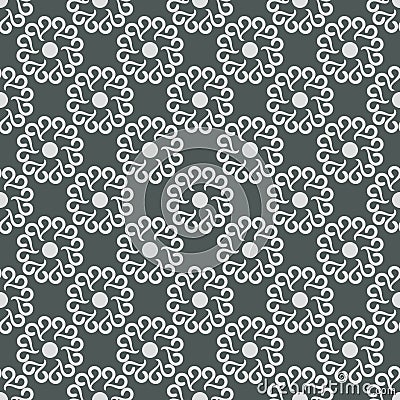 Vintage color seamless pattern Vector Illustration