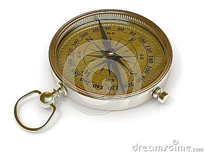 Vintage compass Stock Photo