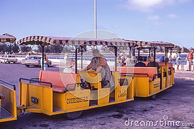 Vintage Conch Tour Train, Key West, Florida Editorial Stock Photo