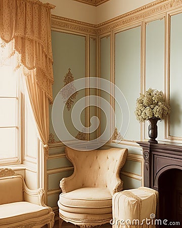 Vintage corner, relax time and past Stock Photo