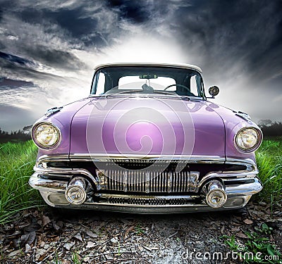 Vintage coupe Stock Photo