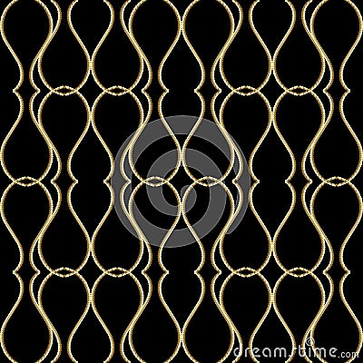 Vintage 3d grid seamless pattern. Vector patterned tapestry bac Vector Illustration