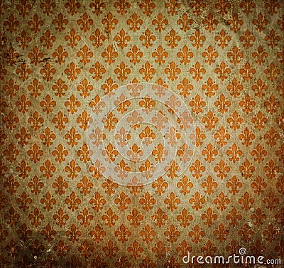 Vintage Damask background Stock Photo