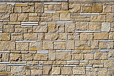 vintage decorative stonework from cobblestones to the design,the texture of the stone Stock Photo