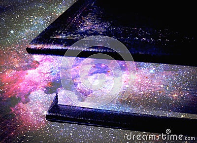 Book of Universe Stock Photo