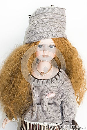 Vintage doll Stock Photo