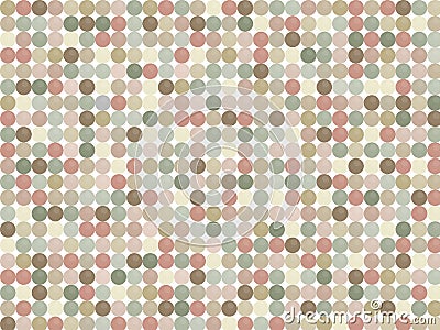 Vintage Dots Background Vector Illustration