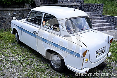 Vintage East German Trabant 501 automobile Editorial Stock Photo