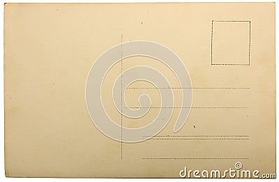 Vintage Edge Photo Background With Address Lines Stock Photo