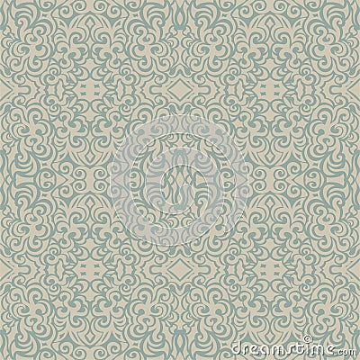 Vintage elegant seamless pattern Stock Photo