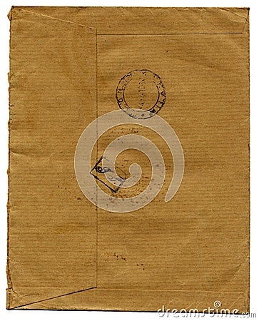 Vintage envelope Stock Photo