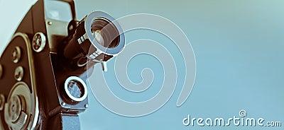 Vintage Film Camera Stock Photo