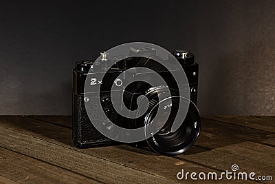 VIntage film camera Stock Photo