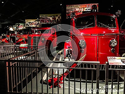 Vintage Fire Trucks Editorial Stock Photo