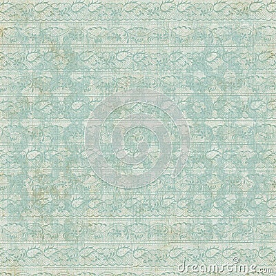 Vintage Floral Wallpaper Stock Photo