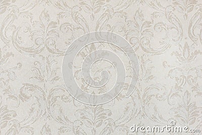 Vintage wallpaper with curls Stock Photo