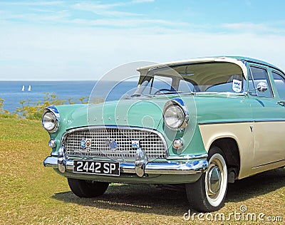 Vintage ford consul classic car Editorial Stock Photo