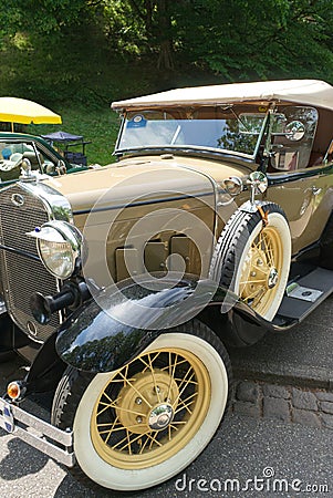Ford Model A automobile 1931 International Oldtimer-Meeting 2023 Germany Editorial Stock Photo