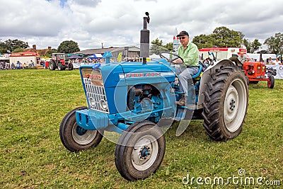 Vintage Ford 4000 Tractor. Editorial Stock Photo