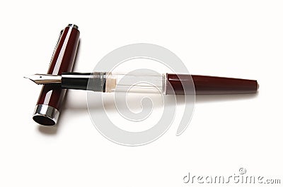 Vintage fountain demonstrator pen Stock Photo