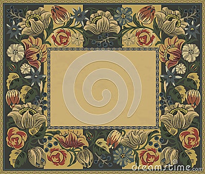 Vintage frame Vector Illustration