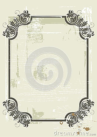 Vintage frame Stock Photo