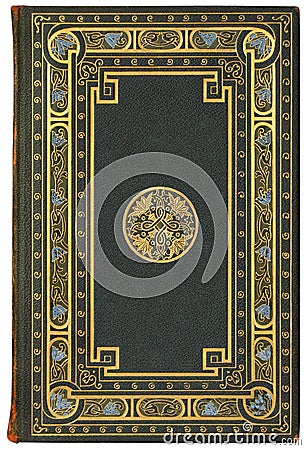 Vintage French Book Cover 1901, edition 7/100 Stock Photo