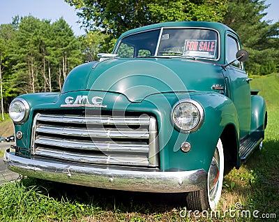 Vintage GMC Pickup Truck Editorial Stock Photo