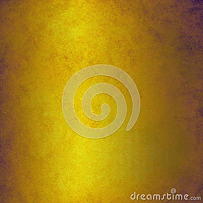 Vintage gold background with distressed brown texture and shiny metal design Stock Photo