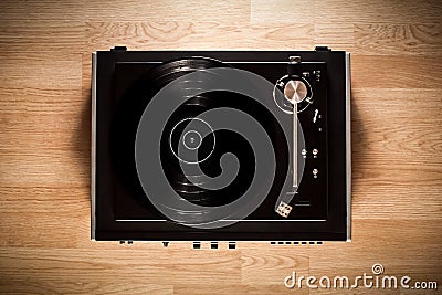 Vintage gramophone Stock Photo