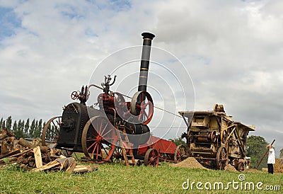 Vintage harvest scene Stock Photo