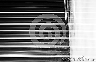 Vintage horizontal stairs backdrop Stock Photo