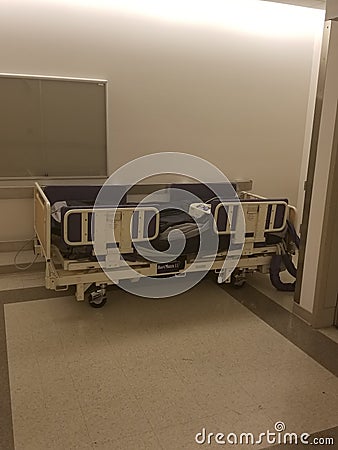Vintage hospital bed Editorial Stock Photo