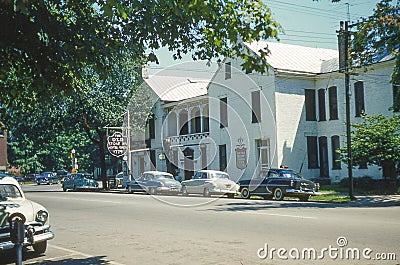 Vintage image of the Old Stone Inn, Bardstown, KY Editorial Stock Photo