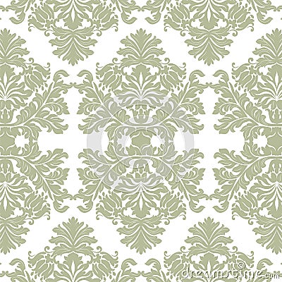 Vintage Imperial Baroque ornament pattern Vector Illustration