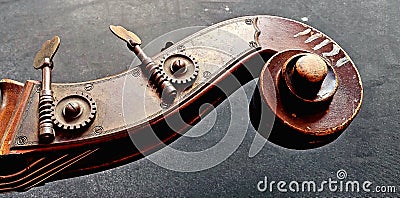 Vintage instrumental grip frumos the historia. Stock Photo