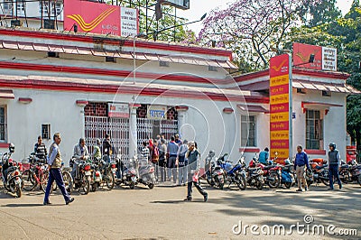Vintage Jamshedpur Head Post Office East Singhbhum near Bistupur Editorial Stock Photo