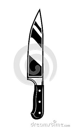 Vintage knife icon Vector Illustration