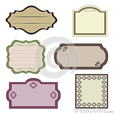 Vintage labels Vector Illustration