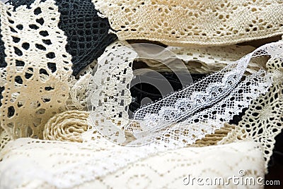 Vintage lace Stock Photo
