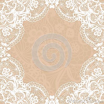 free template baby card vector Invitation 33528673 Photos Stock Image: Card. Lace Vintage