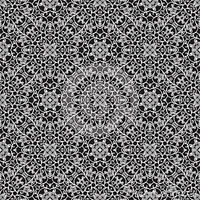 Vintage lace pattern Vector Illustration