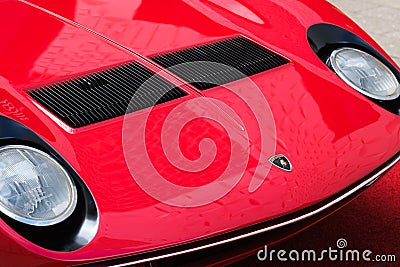 Vintage Lamborghini Miura Sports Car Editorial Stock Photo