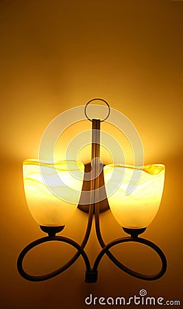 Vintage lamp Stock Photo