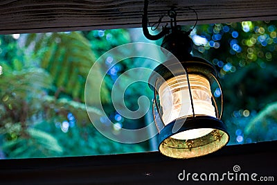 Vintage Lantern Stock Photo