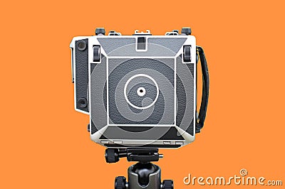 Vintage large format cameras Stock Photo